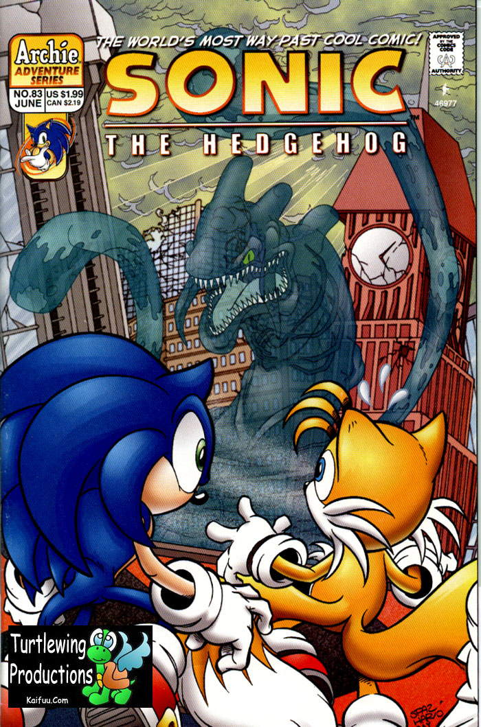 Sonic - Archie Adventure Series June 2000 Cover Page